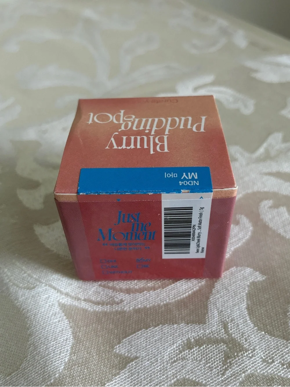 NIB Fwee Blurry Pudding Pot for Cheeks & Lips Shade ND04 My (Peachy Nude)